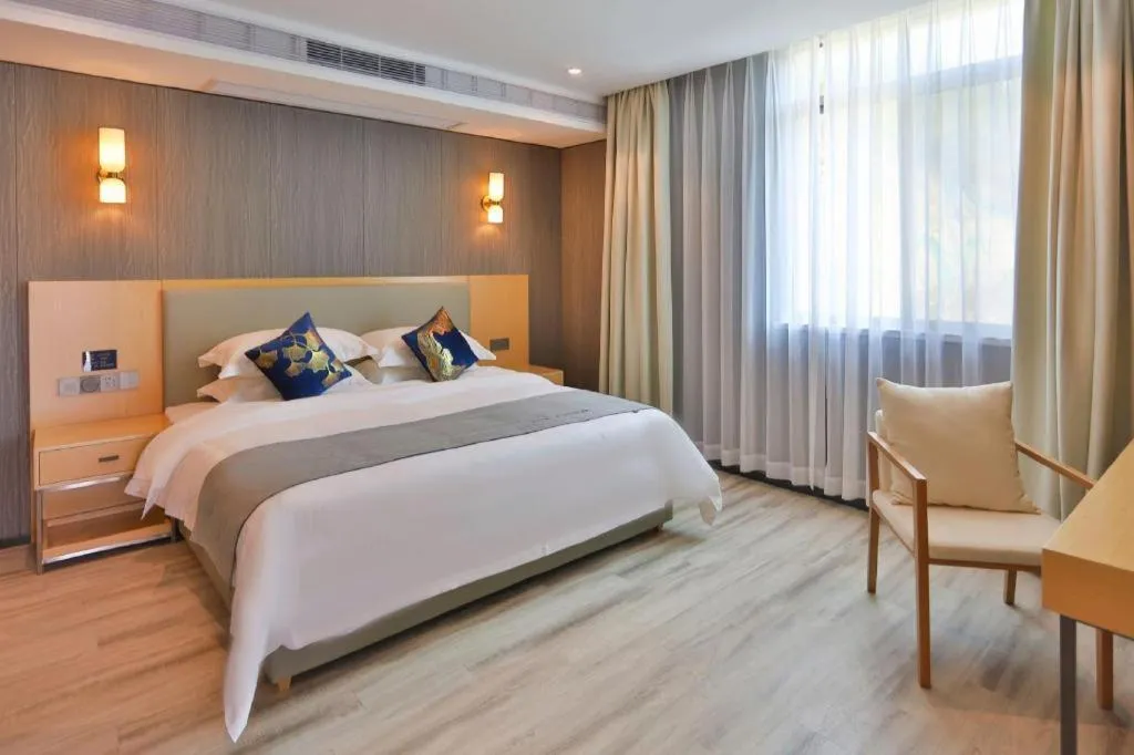 Bed in MIDI Hotel Guangdong Chaozhou Xiangqiao District Hanshan Teachers College