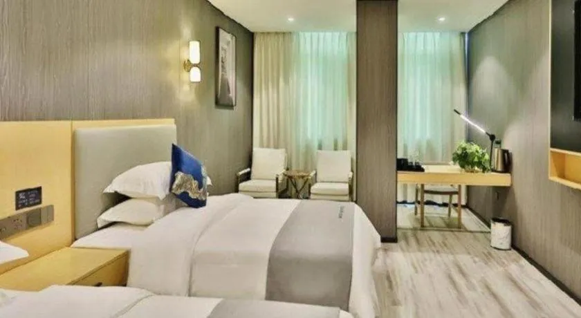 Bed in MIDI Hotel Guangdong Chaozhou Xiangqiao District Hanshan Teachers College