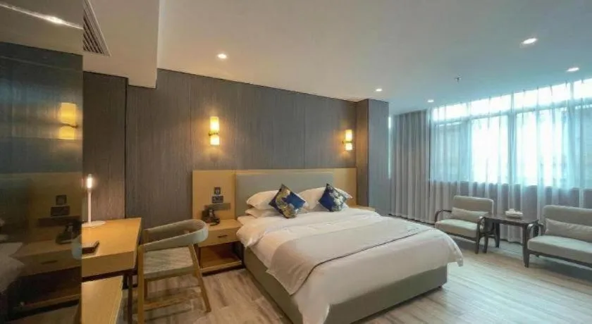 Bed in MIDI Hotel Guangdong Chaozhou Xiangqiao District Hanshan Teachers College
