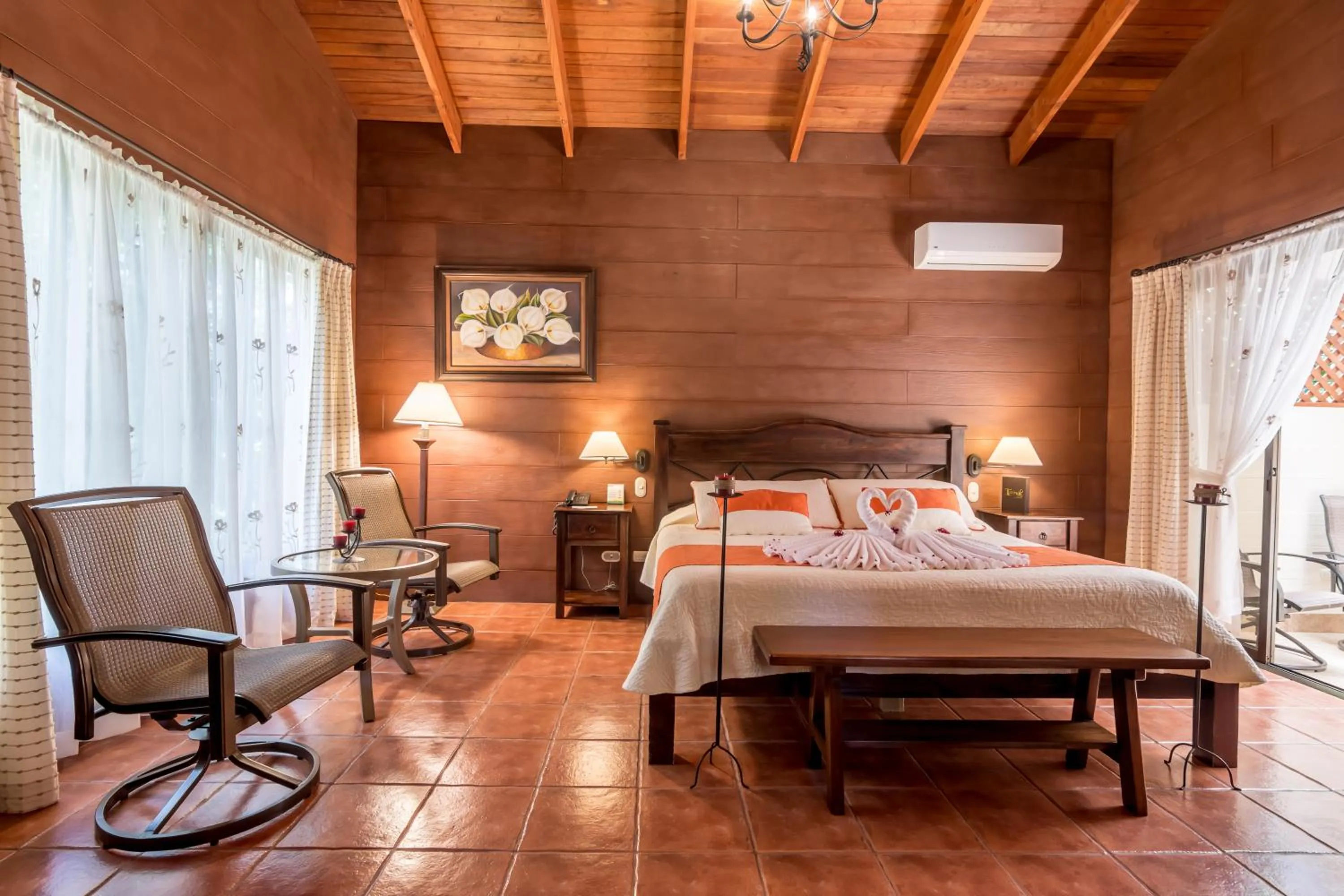 Bed in Hotel El Silencio del Campo