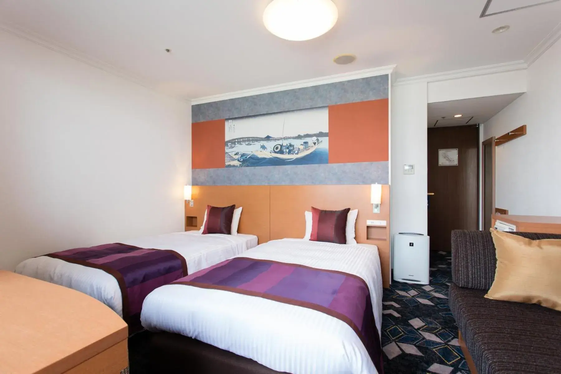 Photo of the whole room, Bed in Ryogoku View Hotel Photo of the whole room, Bed in Ryogoku View Hotel