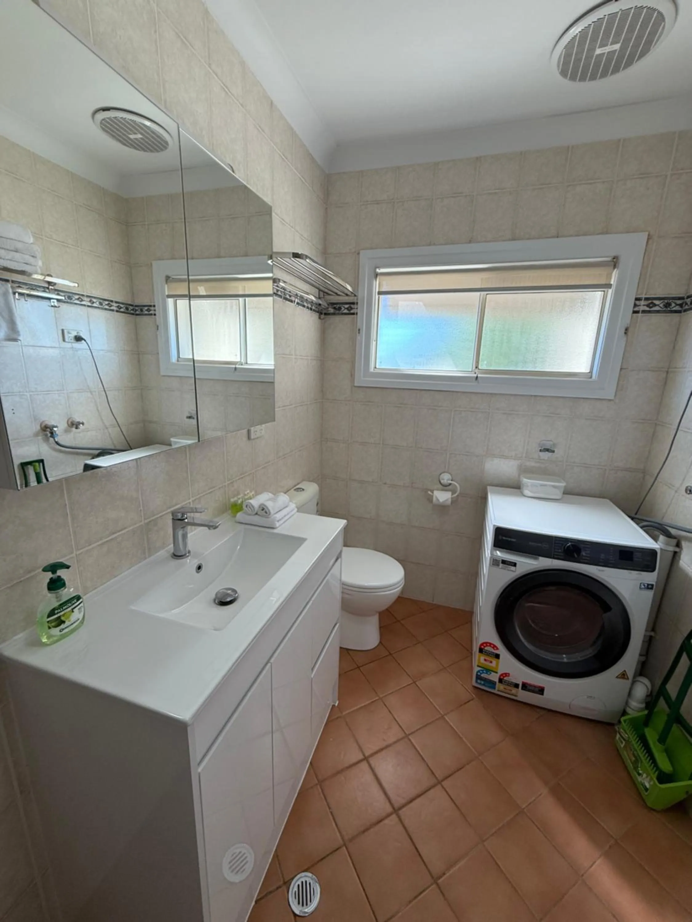 Toilet in Hampton Court Apartments