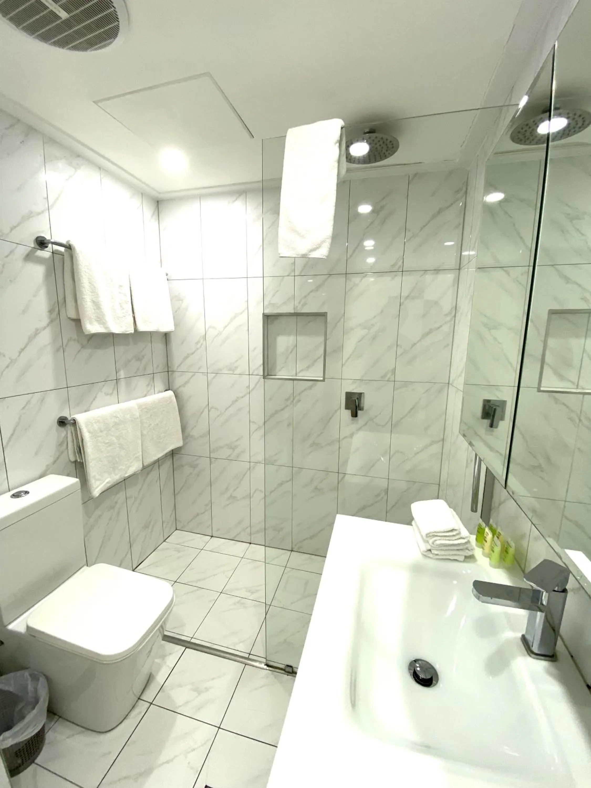 Shower in Hampton Court Apartments