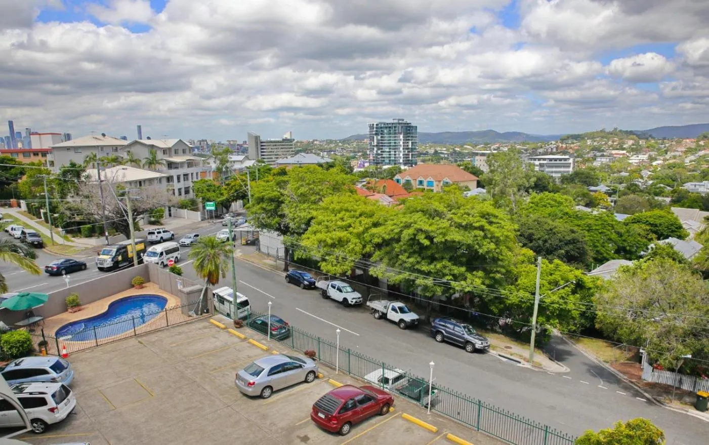City view in Hampton Court Apartments