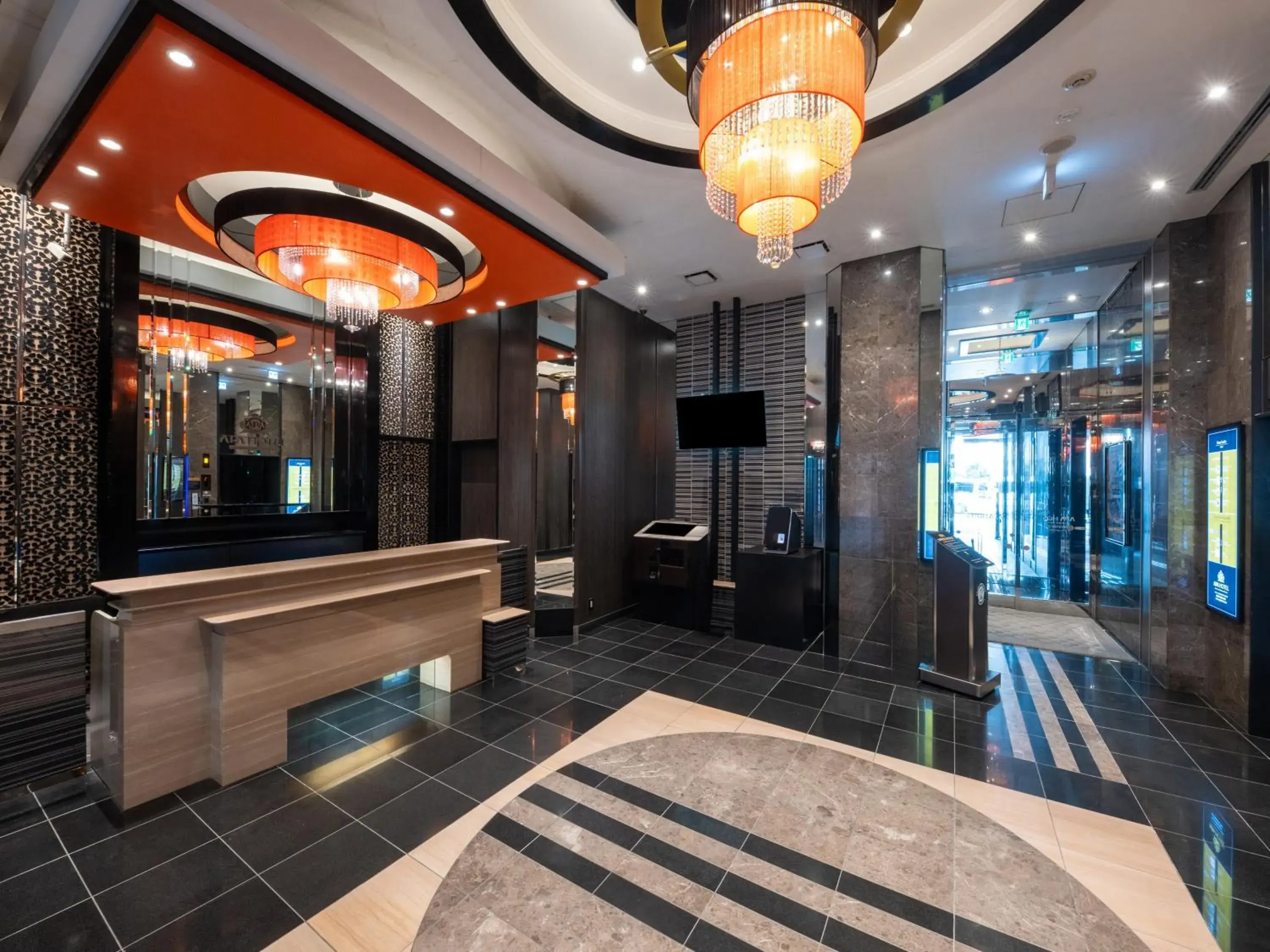 Lobby or reception in APA Hotel Higashi Shinjuku Kabukicho Lobby or reception in APA Hotel Higashi Shinjuku Kabukicho
