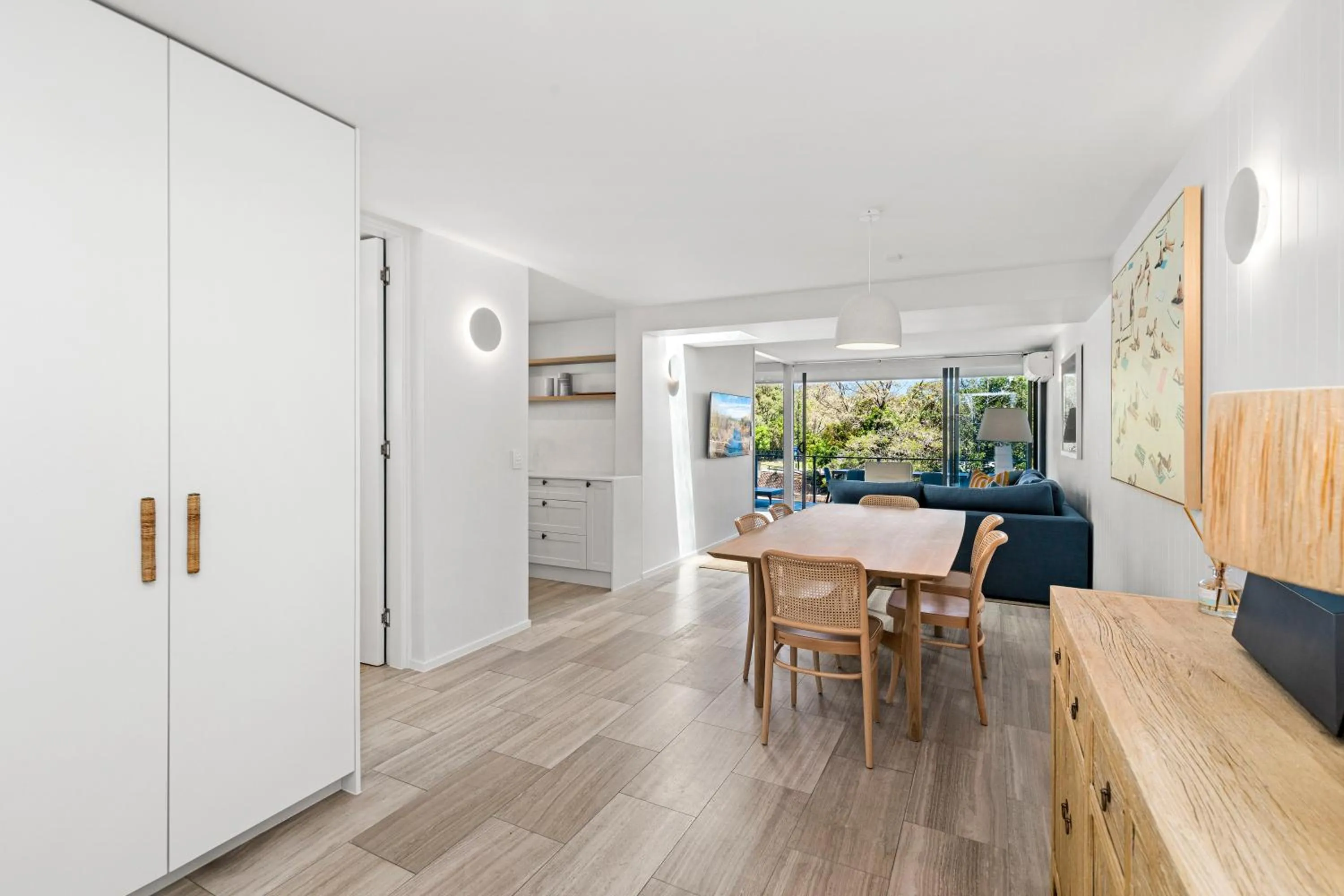 Living room in Jacaranda Noosa