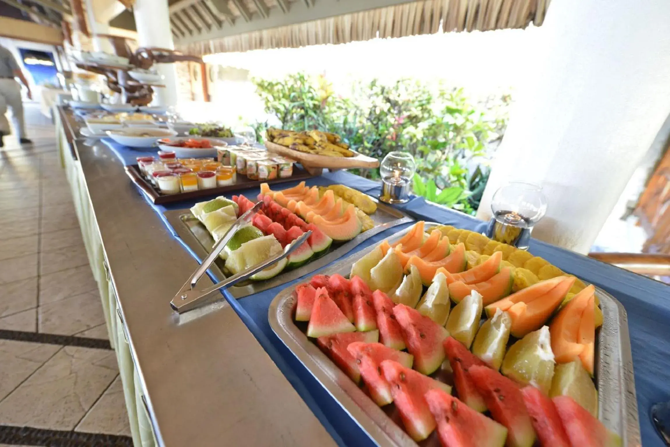 Buffet breakfast in Hotel Kia Ora Resort & Spa Buffet breakfast in Hotel Kia Ora Resort & Spa