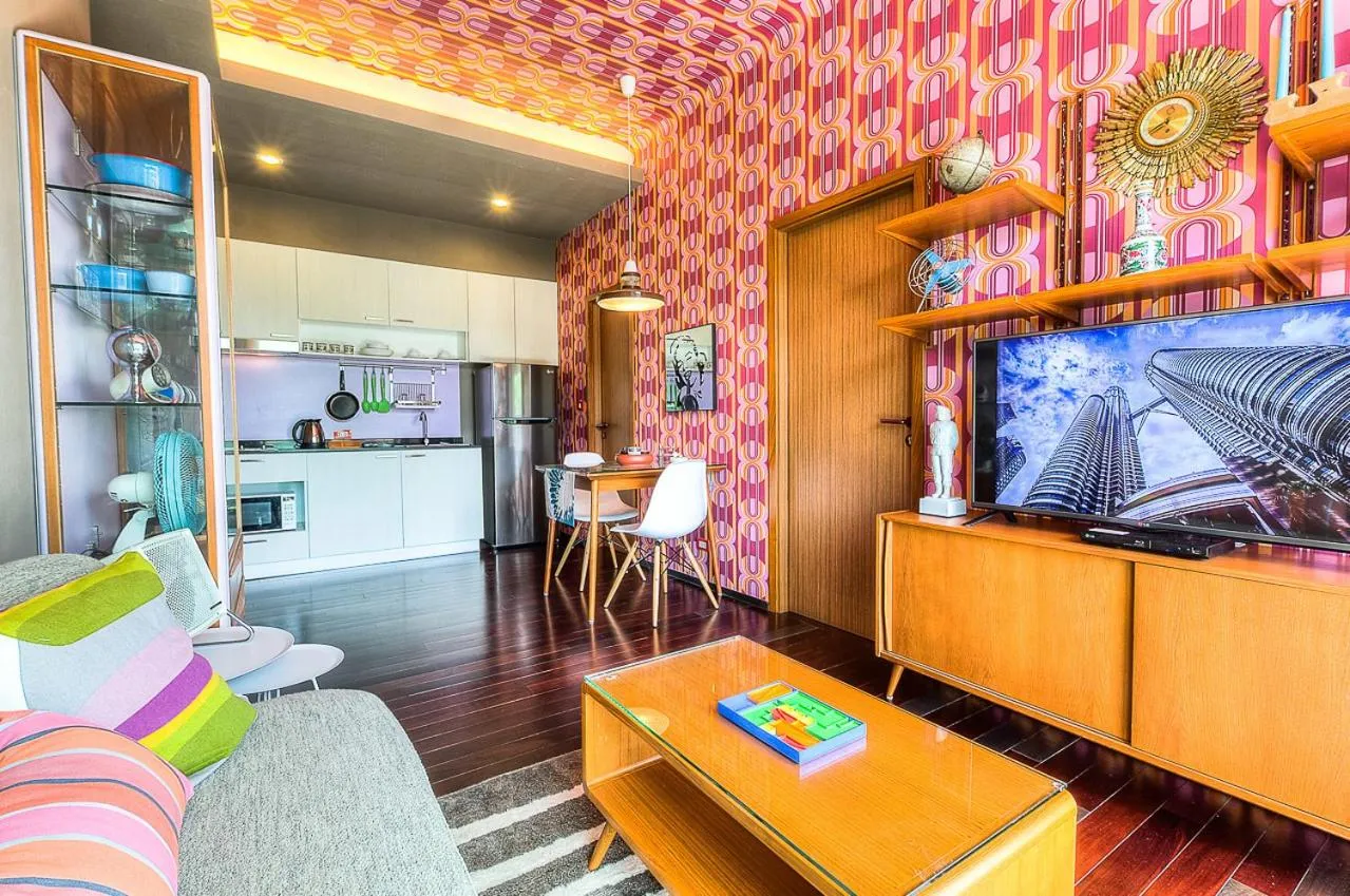 Communal lounge/ TV room in The Title Boutique Phuket