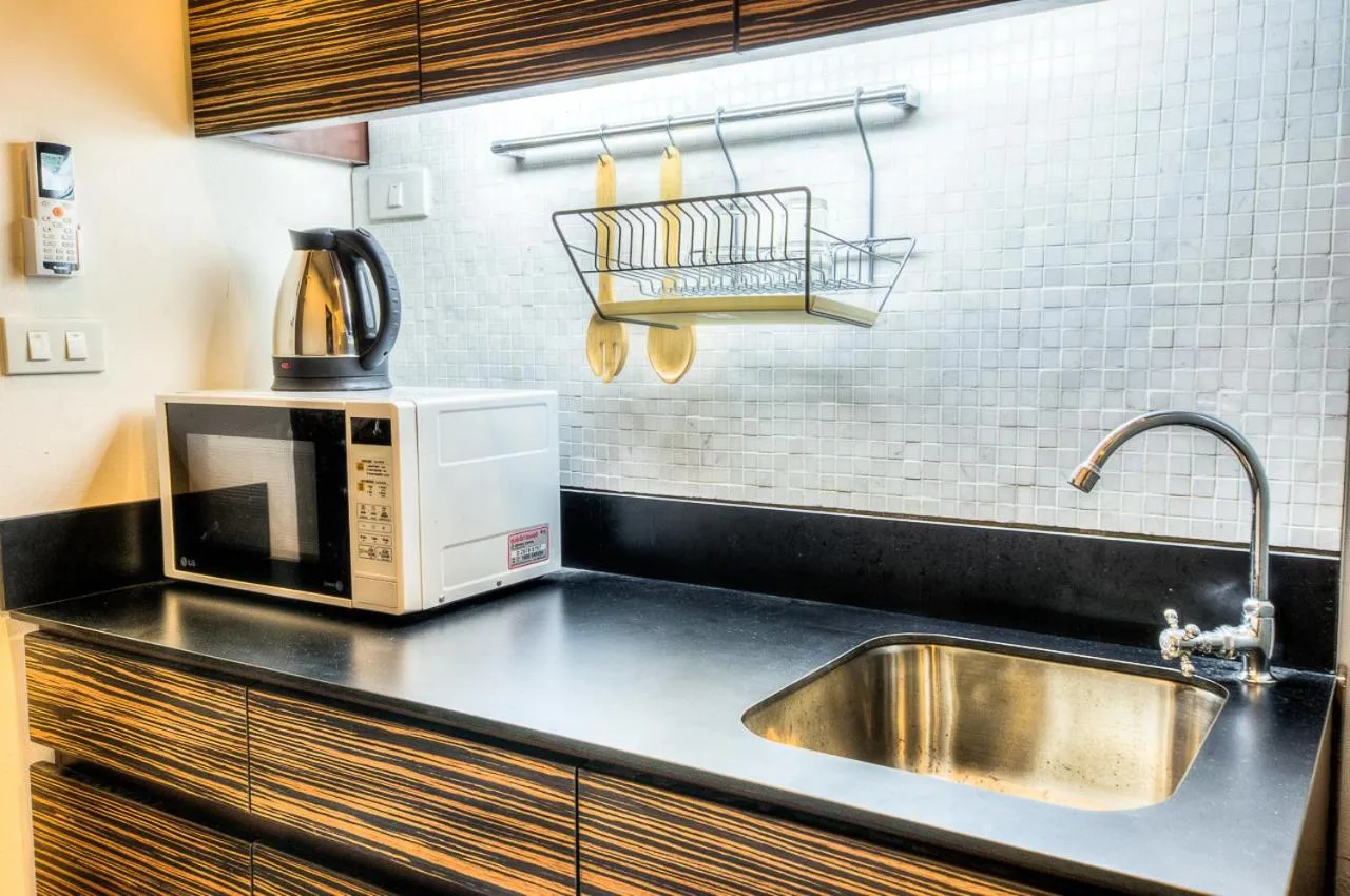 Kitchen or kitchenette in The Title Boutique Phuket