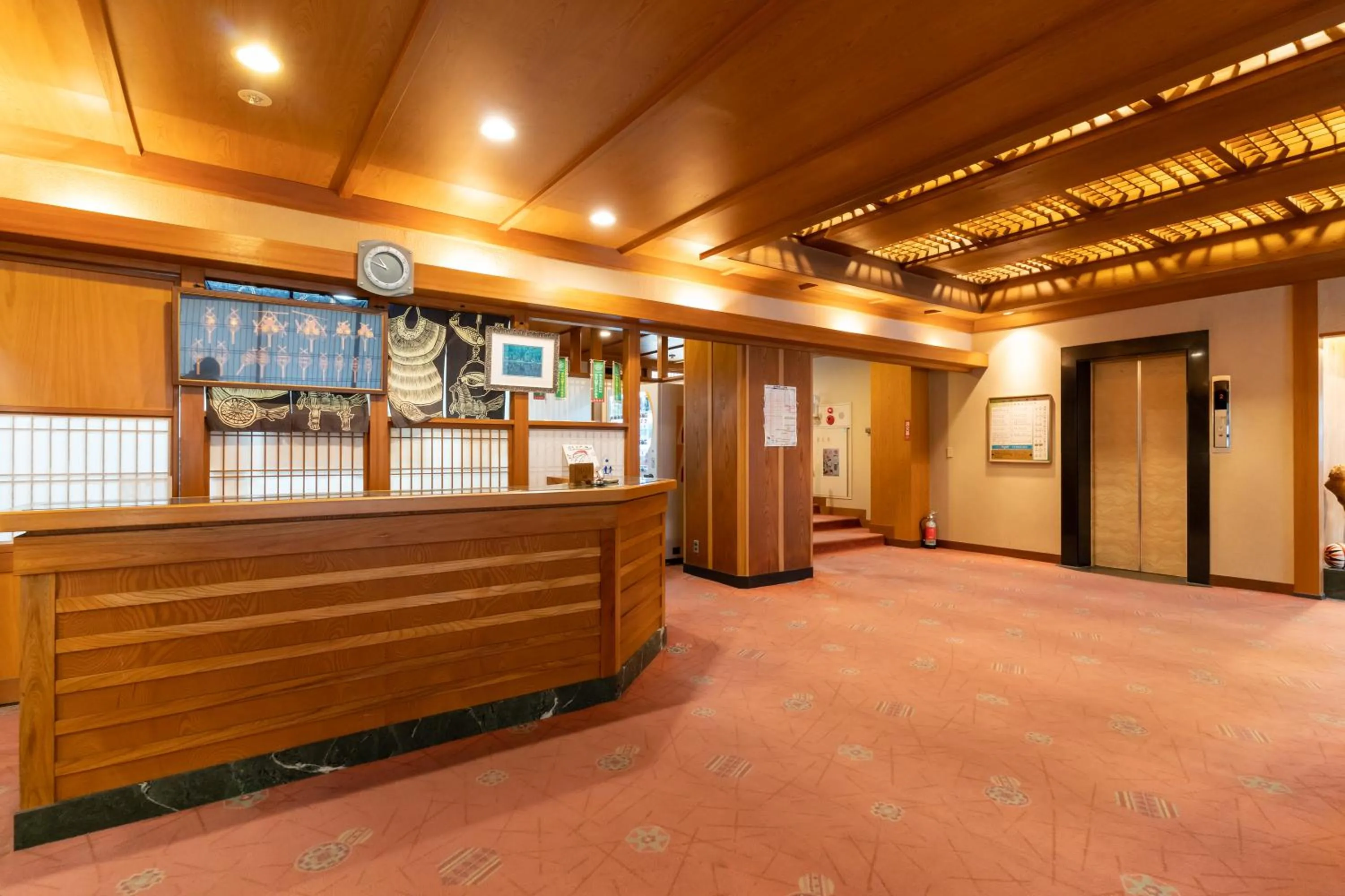 Lobby or reception in Yumotoya