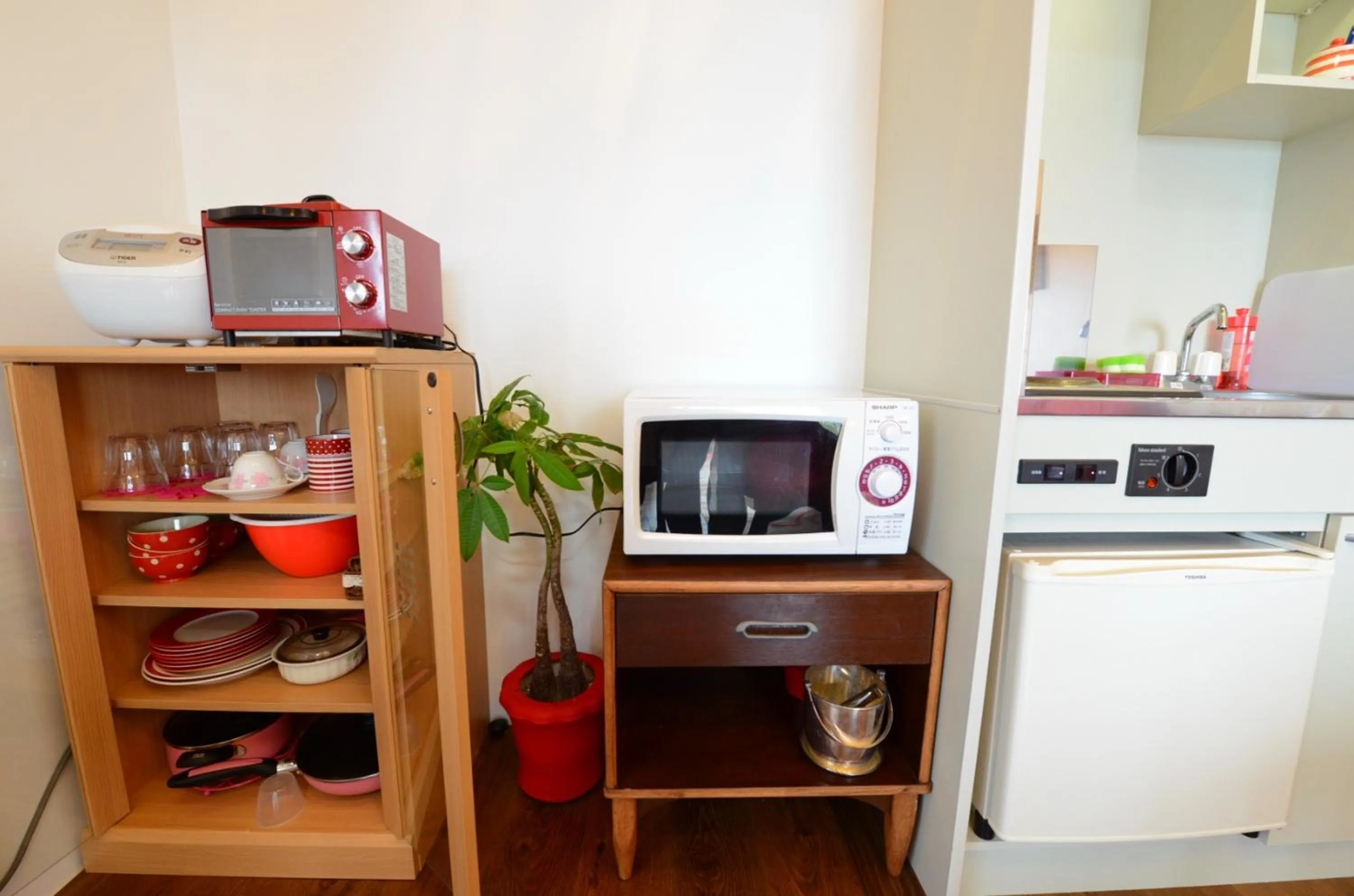 Kitchen or kitchenette in Oceanview Yui