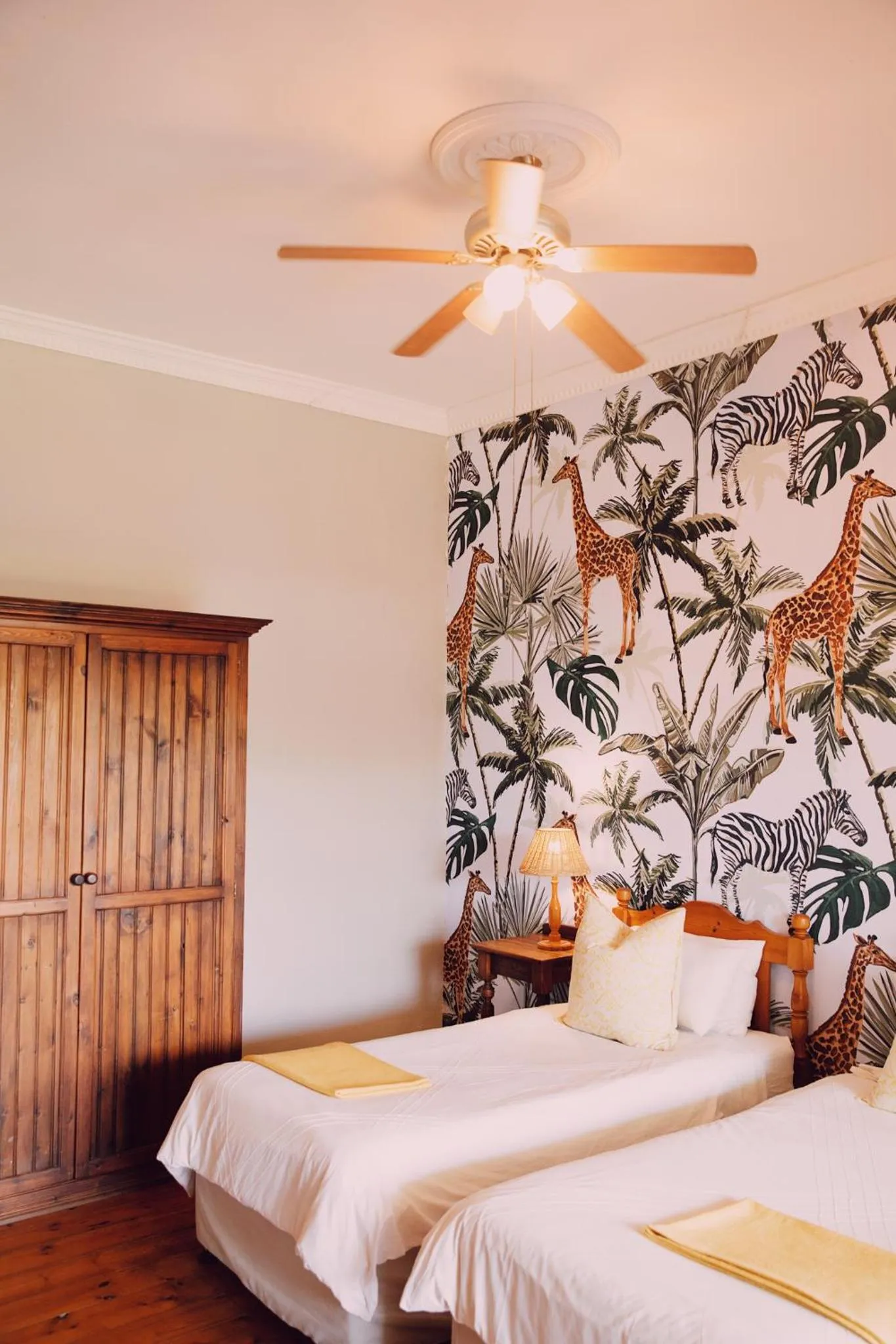 Decorative detail, Bed in Spion Kop Lodge