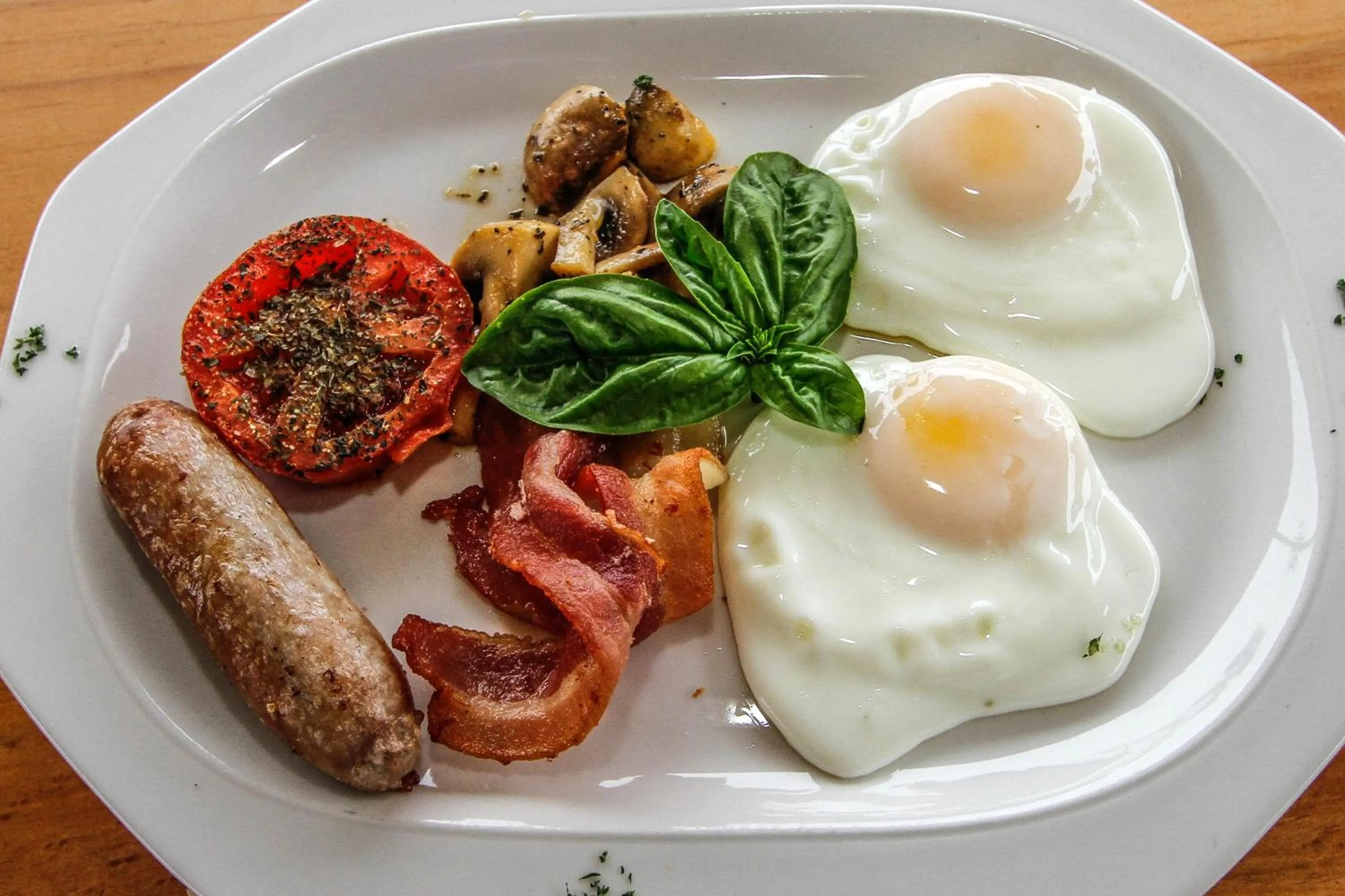 Breakfast in Spion Kop Lodge