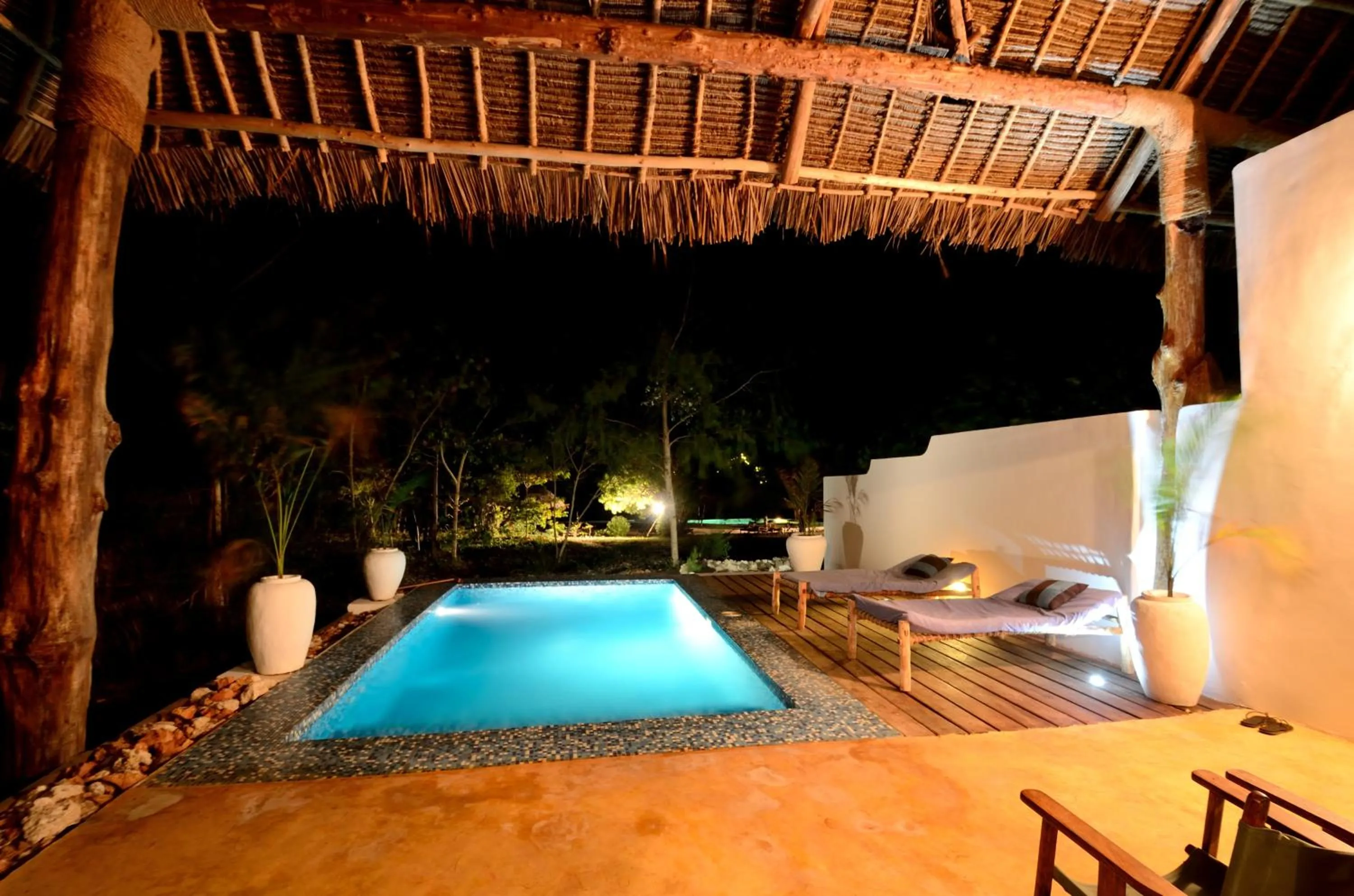 Pool view in Pongwe Beach Hotel