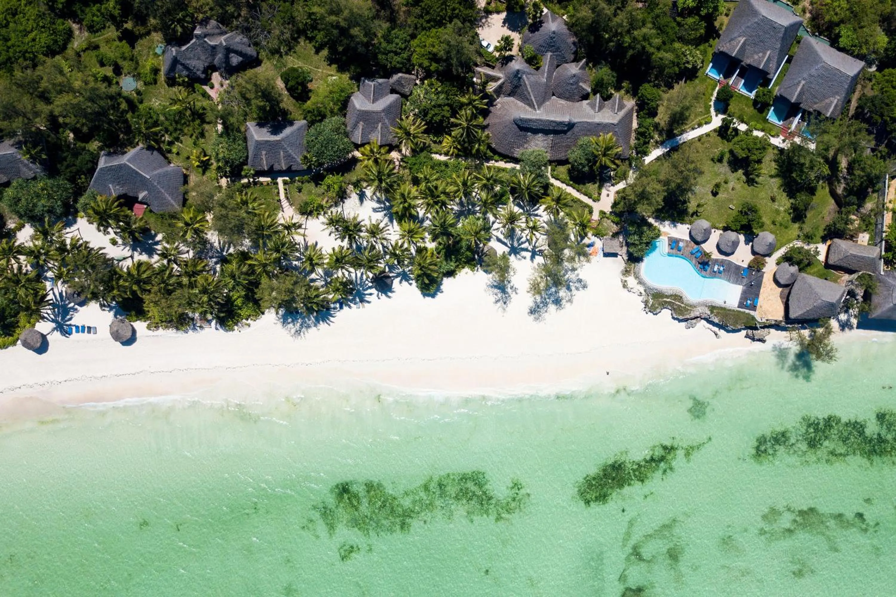 Bird's eye view in Pongwe Beach Hotel