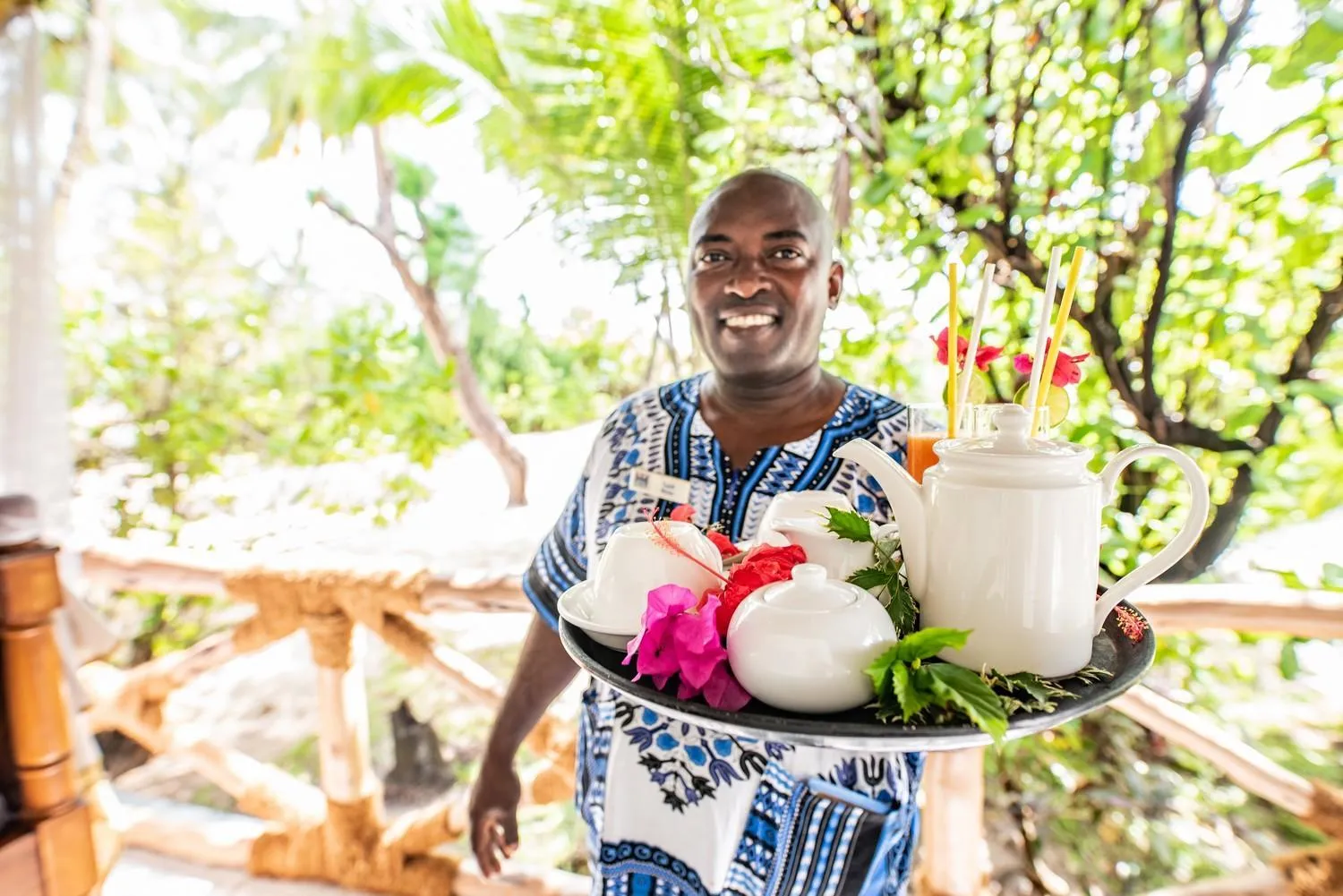 Staff in Pongwe Beach Hotel