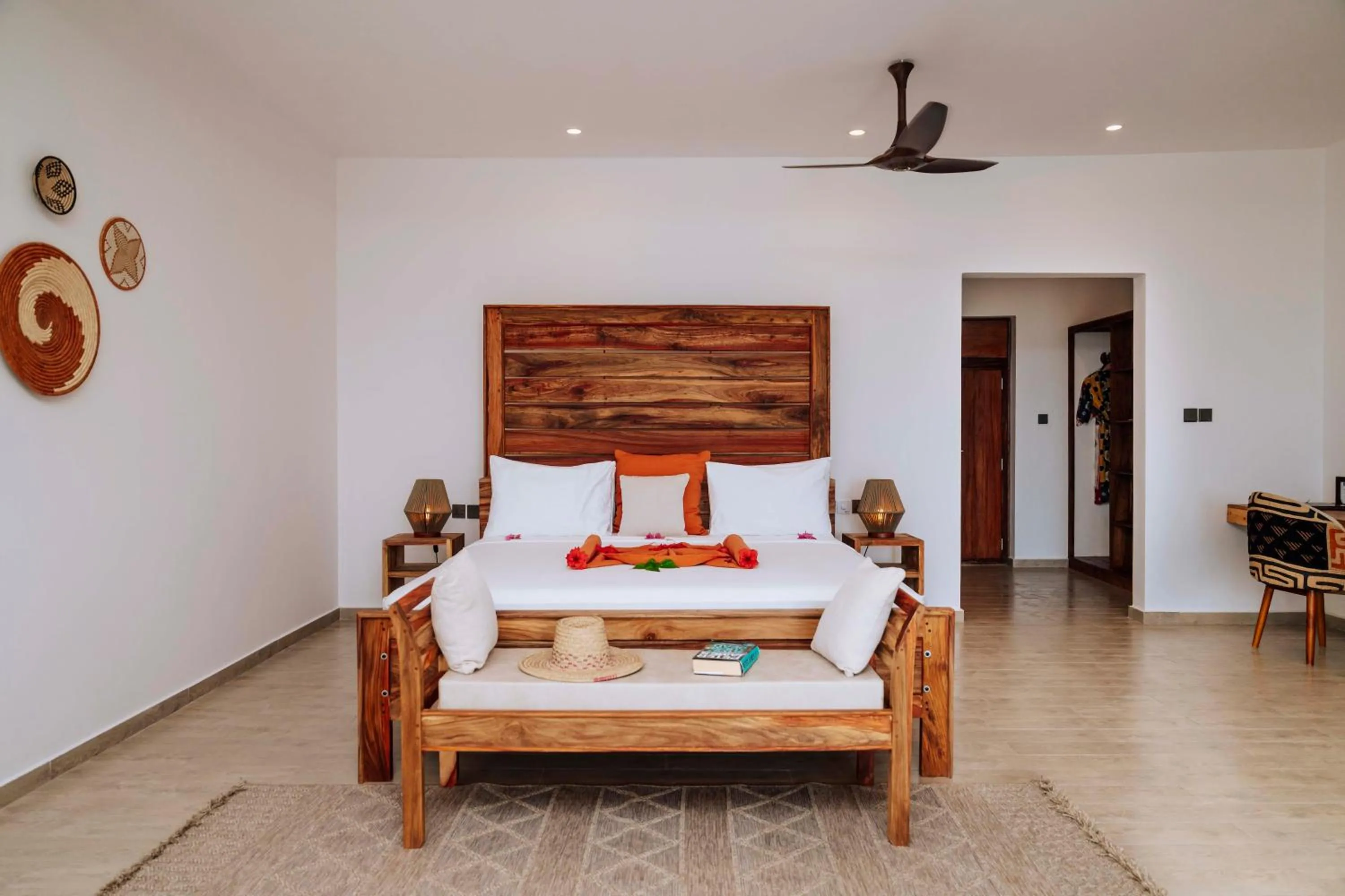 Bedroom in Pongwe Beach Hotel
