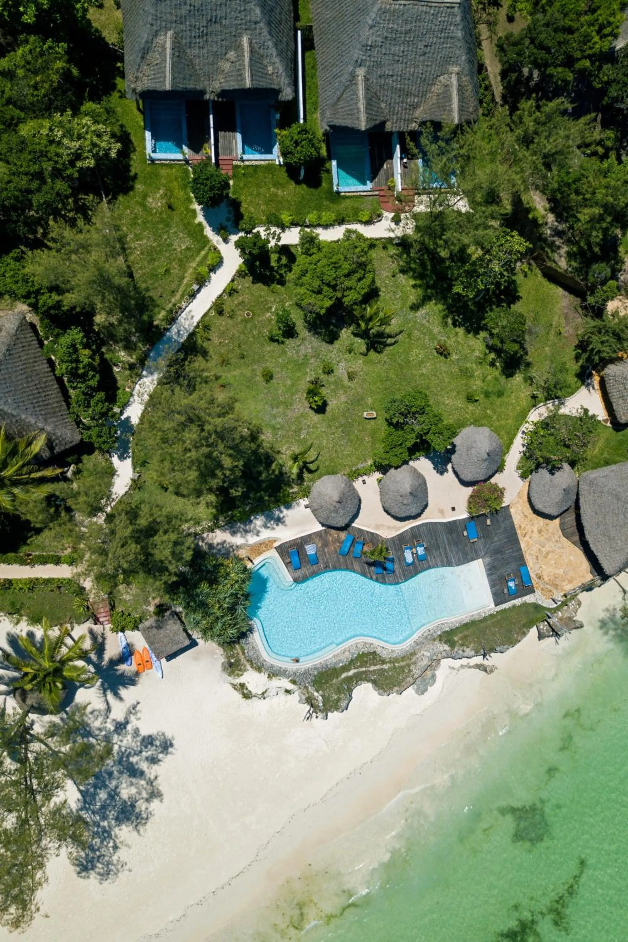 Bird's eye view in Pongwe Beach Hotel