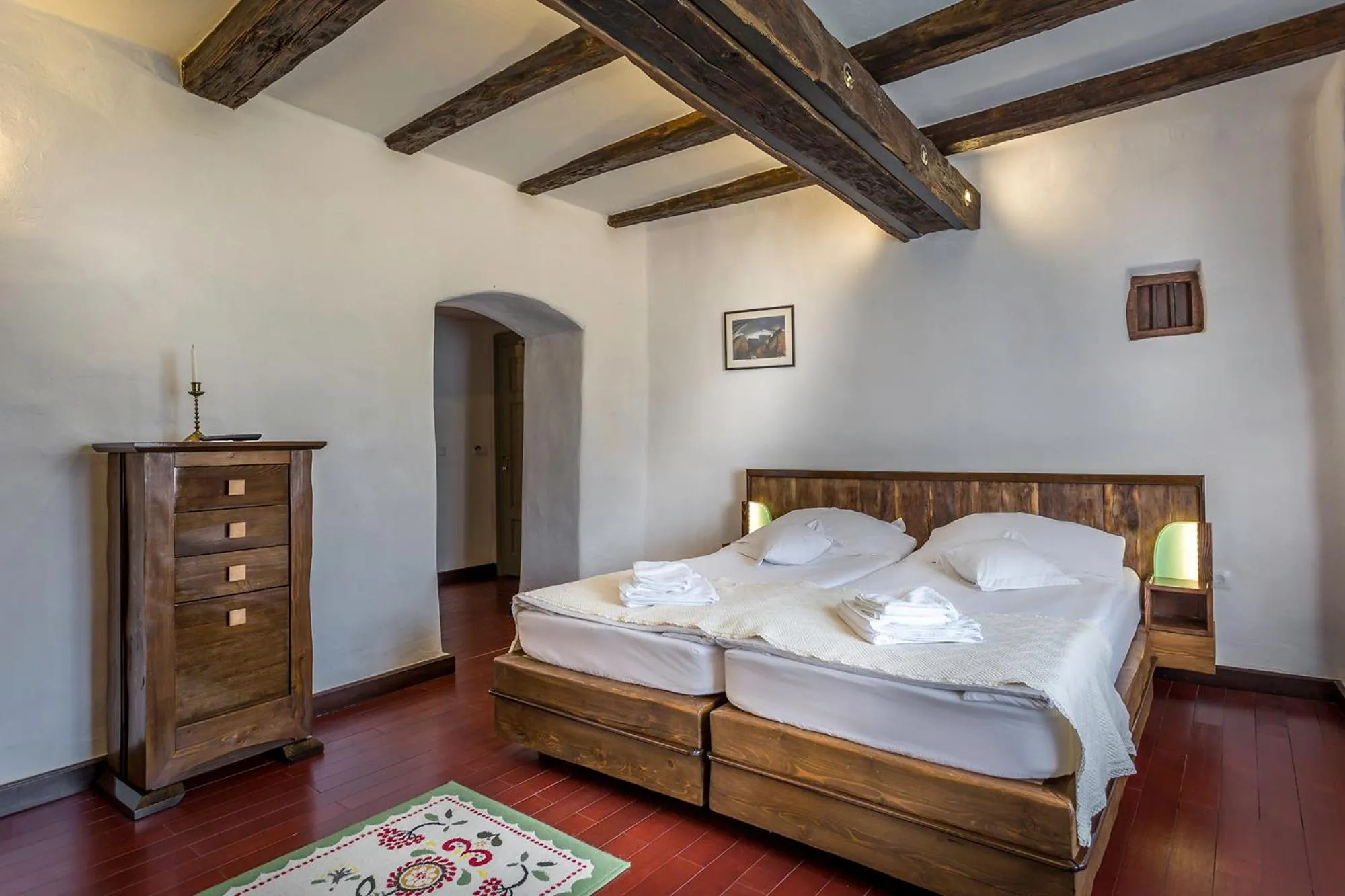 Bed in Castle Hotel Daniel