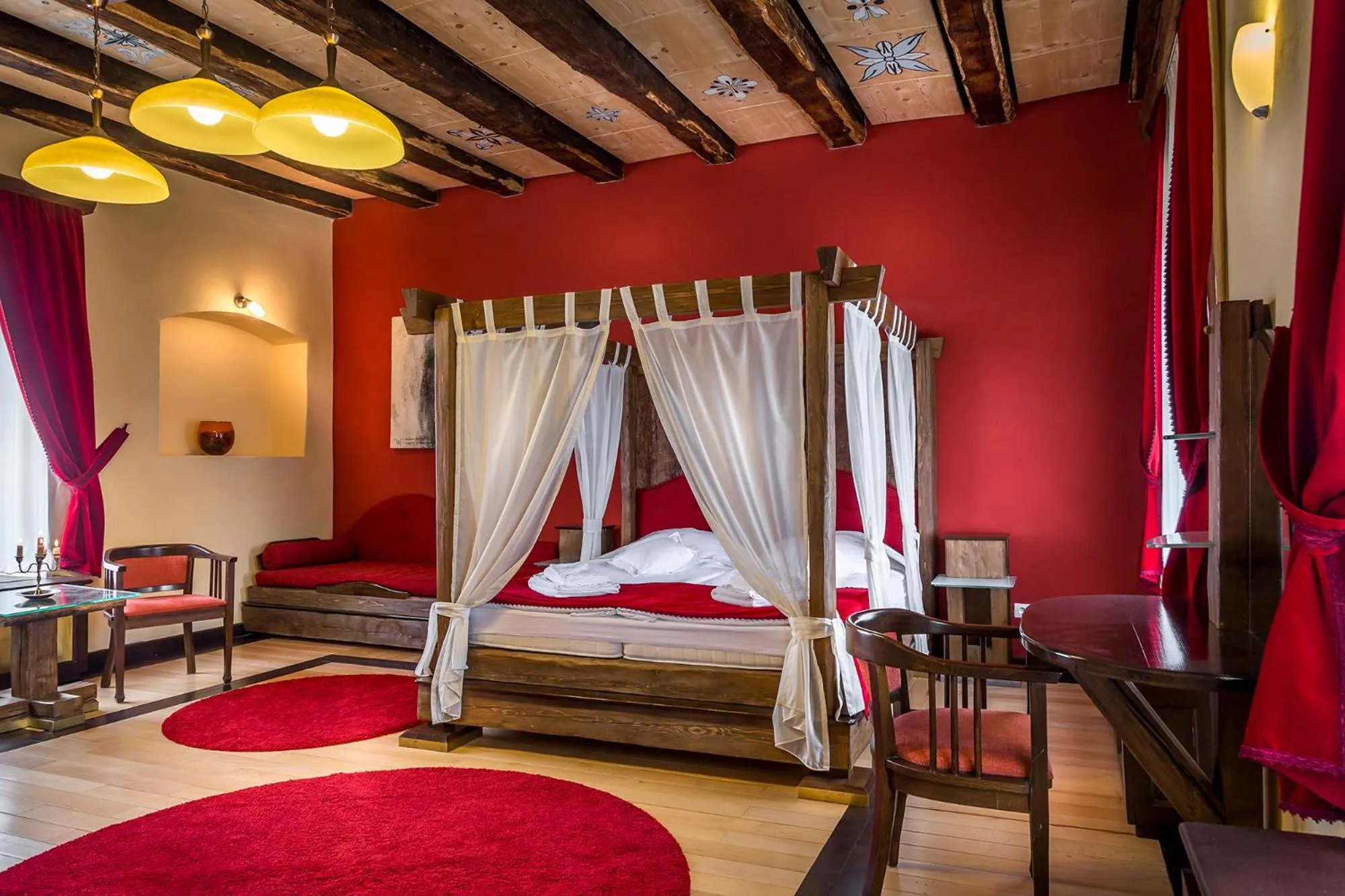 Bed in Castle Hotel Daniel