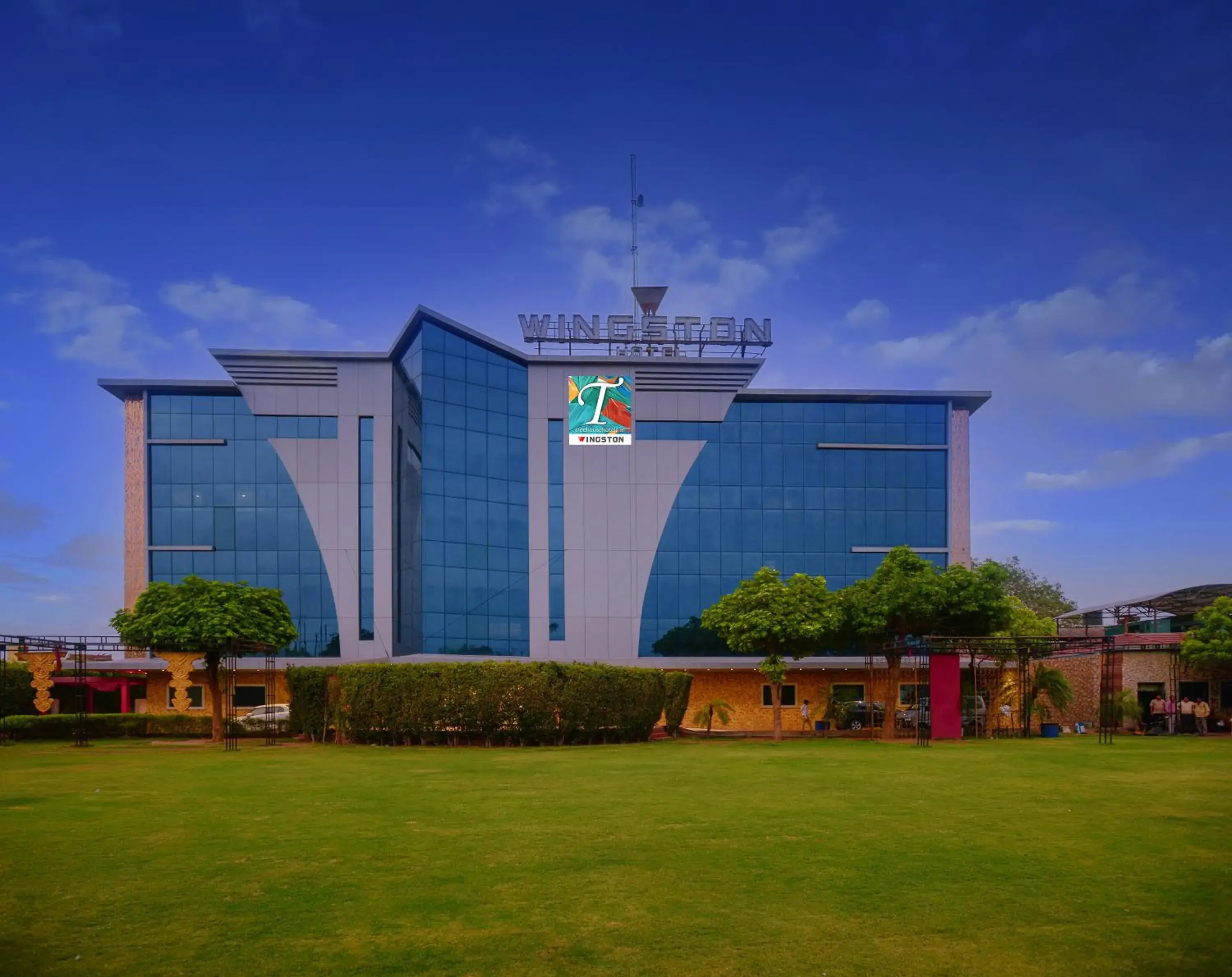 Facade/entrance in Wingston A TreeHouse Hotel, Mathura Facade/entrance in Wingston A TreeHouse Hotel, Mathura