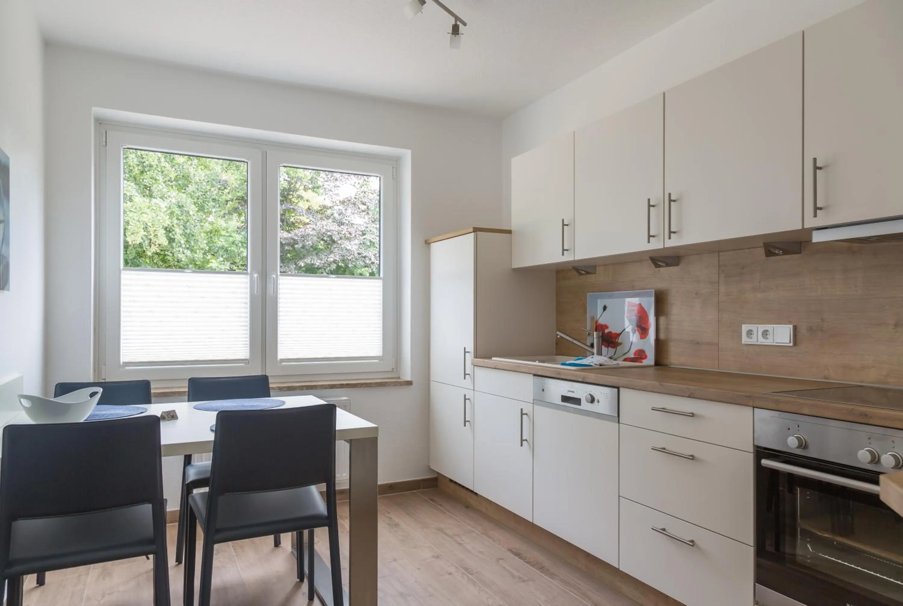 Kitchen or kitchenette in Apartments Christiansen