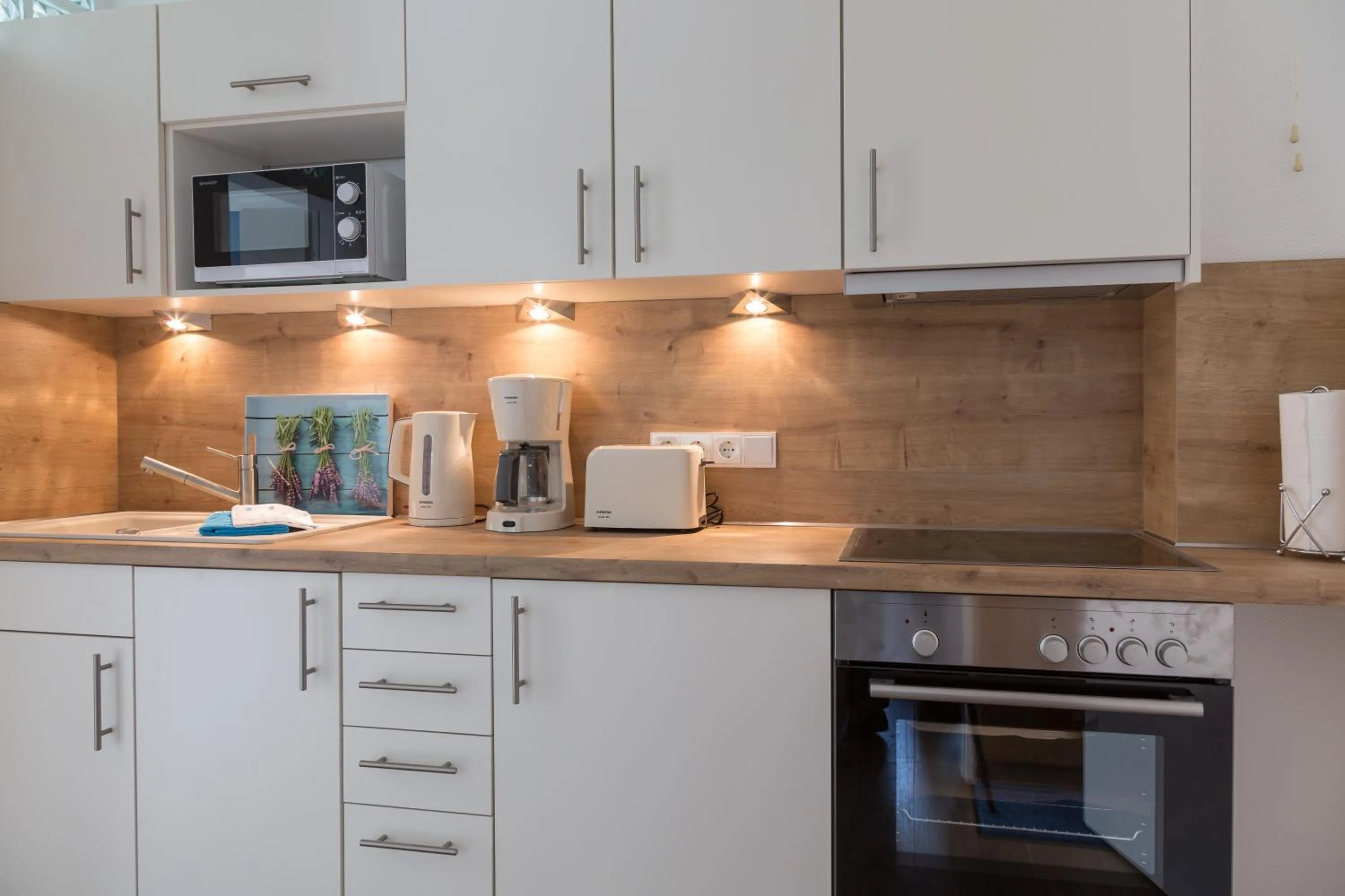 Kitchen or kitchenette in Apartments Christiansen