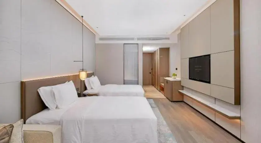 Bed in Steigenberger Hotel SUNAC Jinan Bed in Steigenberger Hotel SUNAC Jinan