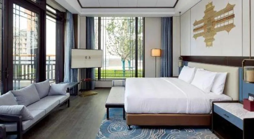 Bed in Steigenberger Hotel SUNAC Jinan