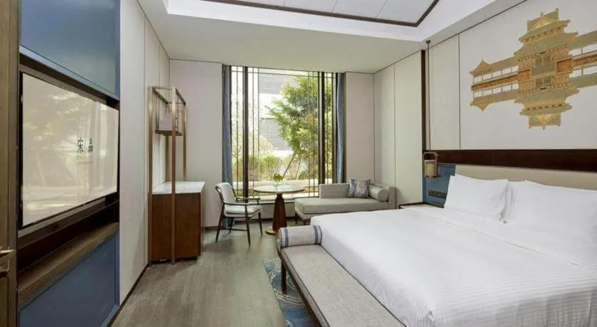 Bed in Steigenberger Hotel SUNAC Jinan