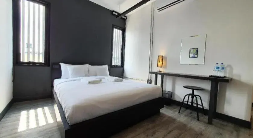 Bed in ZK Hotel Chiangmai Bed in ZK Hotel Chiangmai