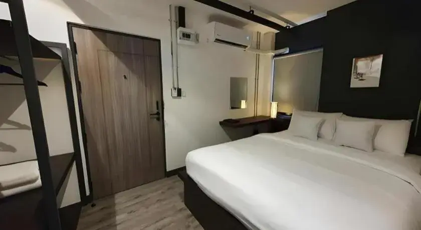 Bed in ZK Hotel Chiangmai Bed in ZK Hotel Chiangmai