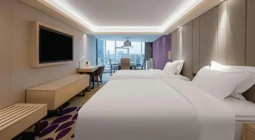 Bed in Lavande Hotel Changsha West Jiefang Road Furong Plaza Bed in Lavande Hotel Changsha West Jiefang Road Furong Plaza