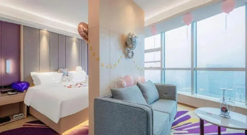Bed in Lavande Hotel Changsha West Jiefang Road Furong Plaza Bed in Lavande Hotel Changsha West Jiefang Road Furong Plaza