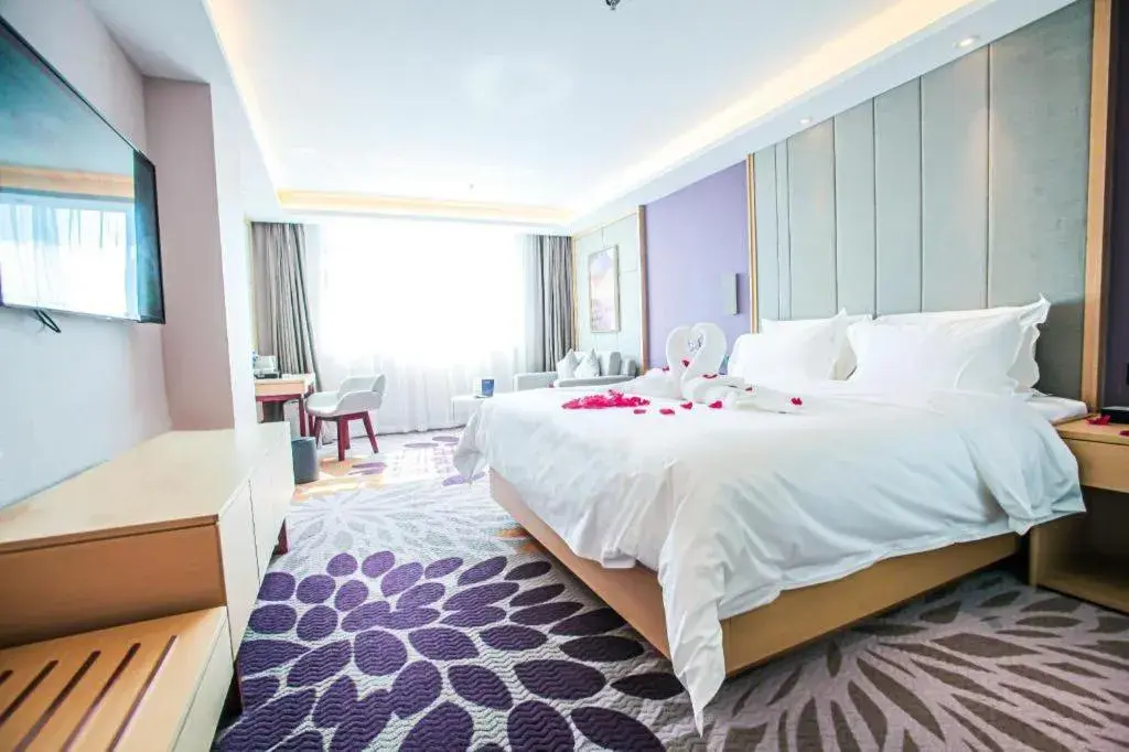 Bed in Lavande Hotel Shenyang Middle Street Walking Street Metro Station Bed in Lavande Hotel Shenyang Middle Street Walking Street Metro Station