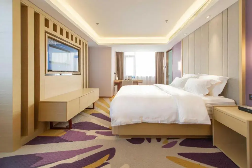 Bed in Lavande Hotel Shenyang Middle Street Walking Street Metro Station Bed in Lavande Hotel Shenyang Middle Street Walking Street Metro Station