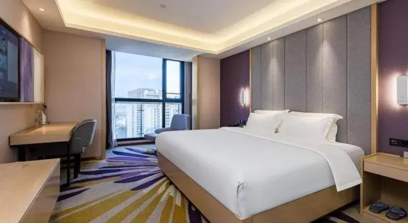 Bed in Lavande Hotel Kunming Dianchi International Exhibition Center Guangfu Road Bed in Lavande Hotel Kunming Dianchi International Exhibition Center Guangfu Road