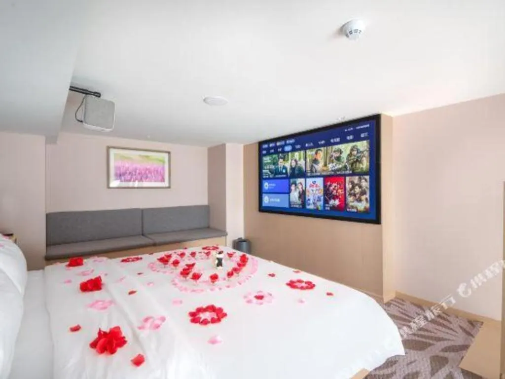 Bed in Lavande Hotel Kunming Dianchi International Exhibition Center Guangfu Road