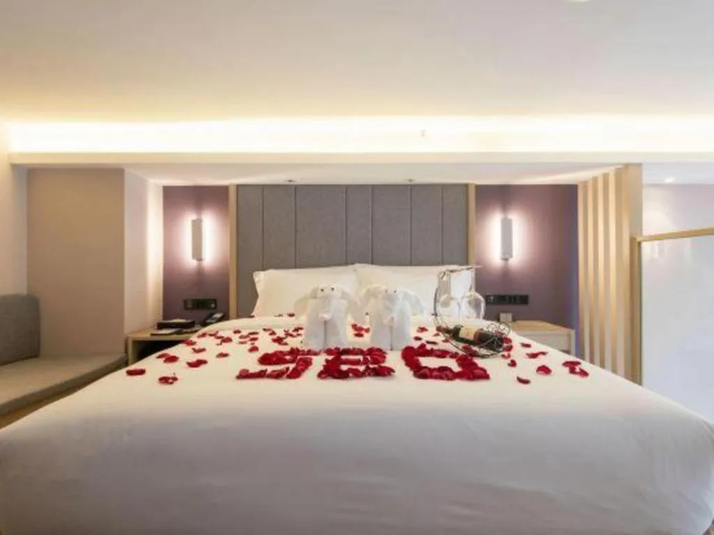 Bed in Lavande Hotel Kunming Dianchi International Exhibition Center Guangfu Road