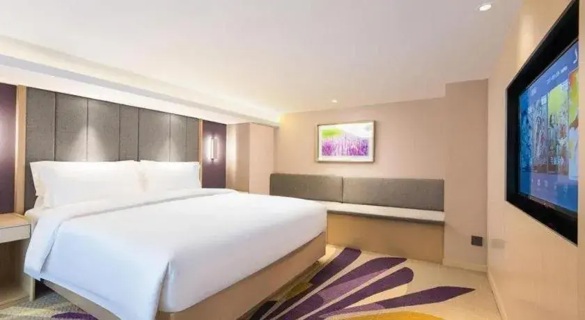 Bed in Lavande Hotel Kunming Dianchi International Exhibition Center Guangfu Road Bed in Lavande Hotel Kunming Dianchi International Exhibition Center Guangfu Road