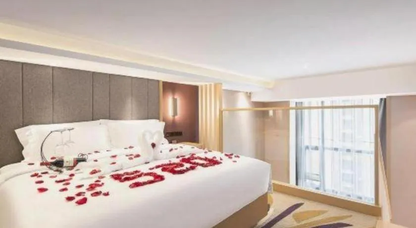 Bed in Lavande Hotel Kunming Dianchi International Exhibition Center Guangfu Road