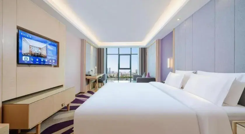 Bed in Lavande Hotel Shaoguan Bainian East Street Fengcai Building Bed in Lavande Hotel Shaoguan Bainian East Street Fengcai Building