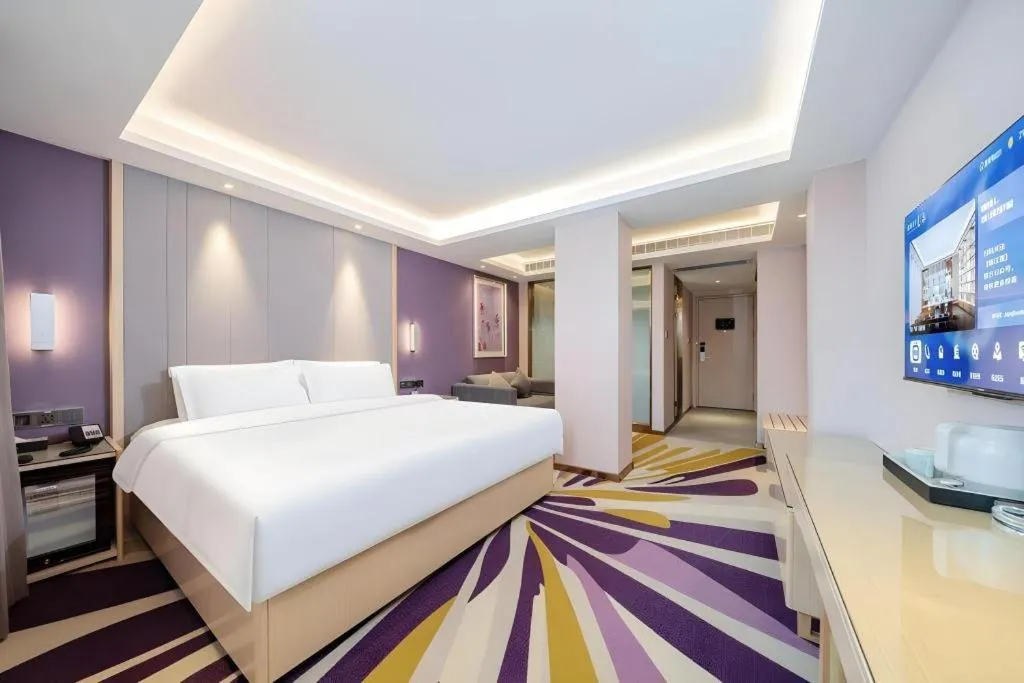 Bed in Lavande Hotel Shaoguan Bainian East Street Fengcai Building