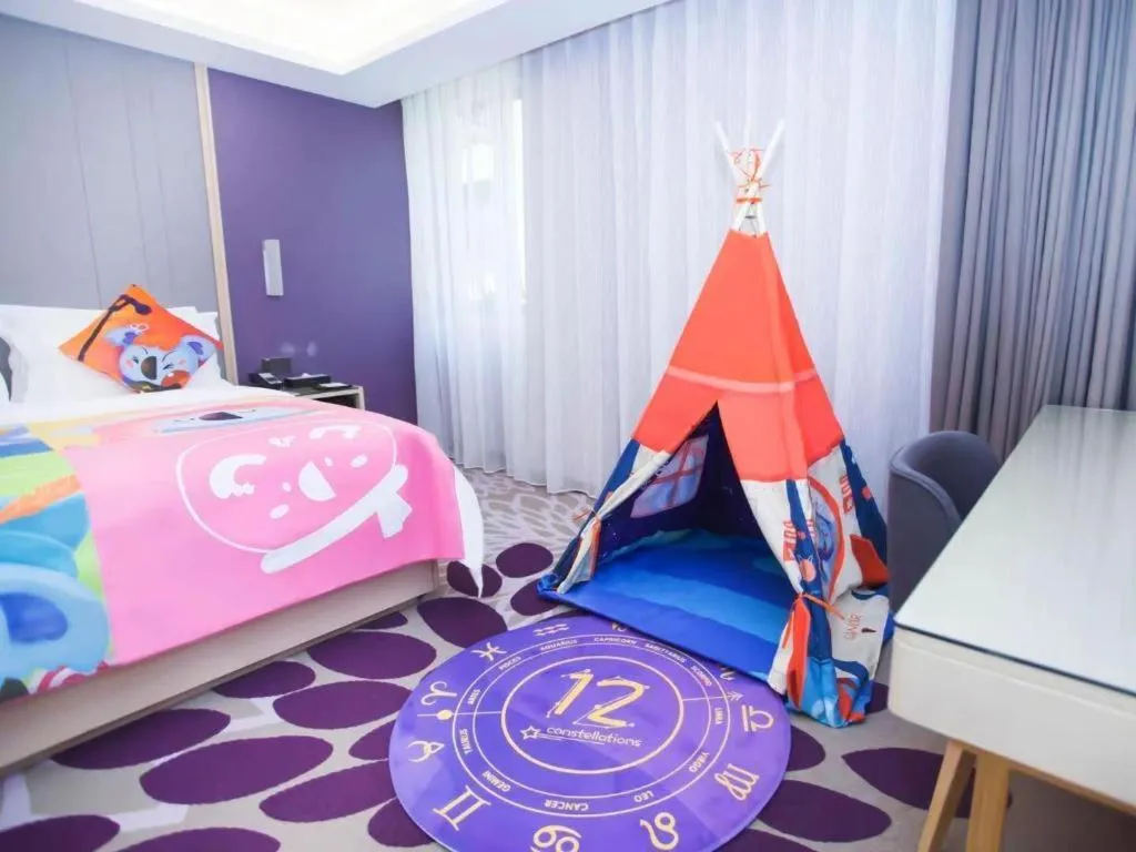 Bed in Lavande Hotel Shaoguan Bainian East Street Fengcai Building