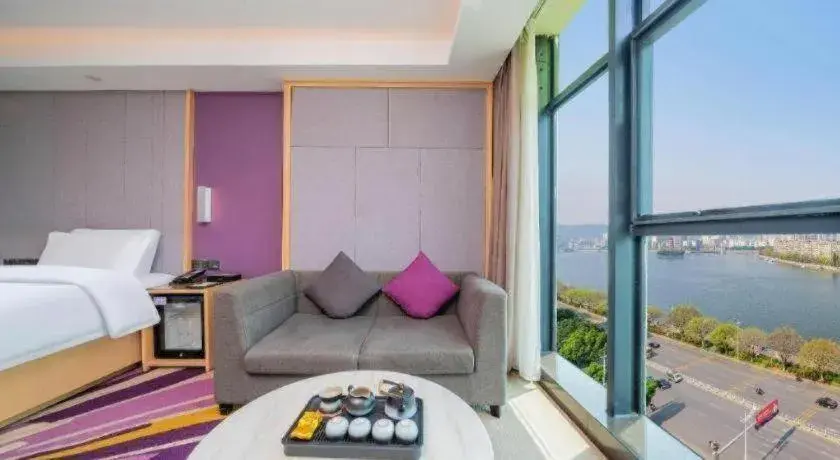 Bed in Lavande Hotel Shaoguan Bainian East Street Fengcai Building Bed in Lavande Hotel Shaoguan Bainian East Street Fengcai Building