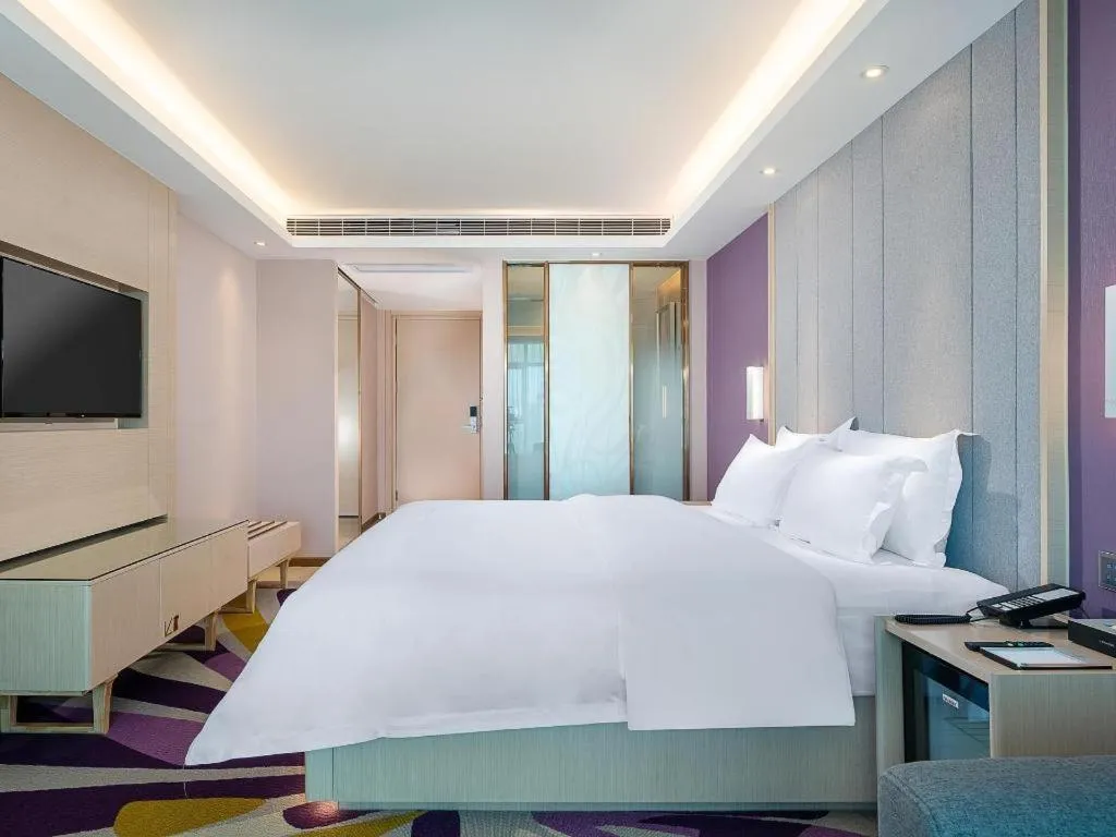 Bed in Lavande Hotel Shaoguan Bainian East Street Fengcai Building