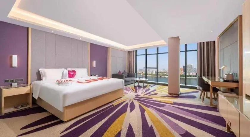 Bed in Lavande Hotel Shaoguan Bainian East Street Fengcai Building Bed in Lavande Hotel Shaoguan Bainian East Street Fengcai Building