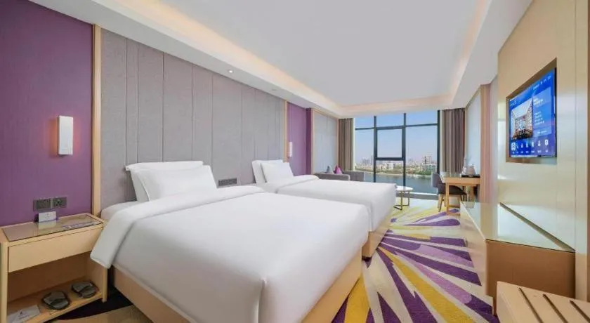 Bed in Lavande Hotel Shaoguan Bainian East Street Fengcai Building