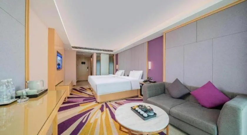 Bed in Lavande Hotel Shaoguan Bainian East Street Fengcai Building