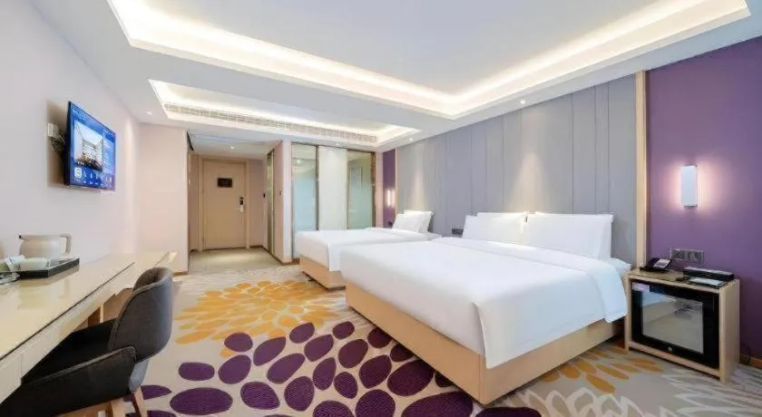 Bed in Lavande Hotel Shaoguan Bainian East Street Fengcai Building